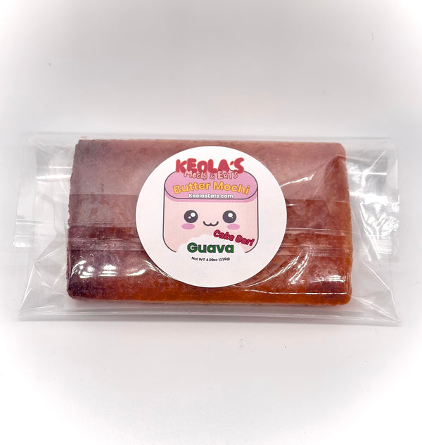 Guava Butter Mochi Cake Bars – Tropical Pink Guava Flavor | Keolas Mochi and Eats