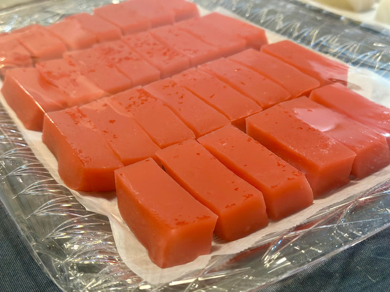 Keolas Eats Strawberry Chi Chi Dango Mochi platter catering
