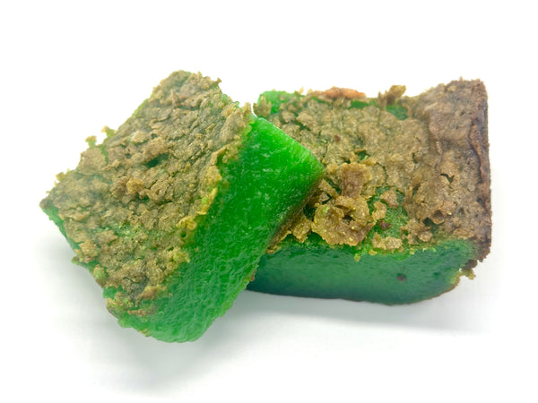 Pandan Butter Mochi Squares