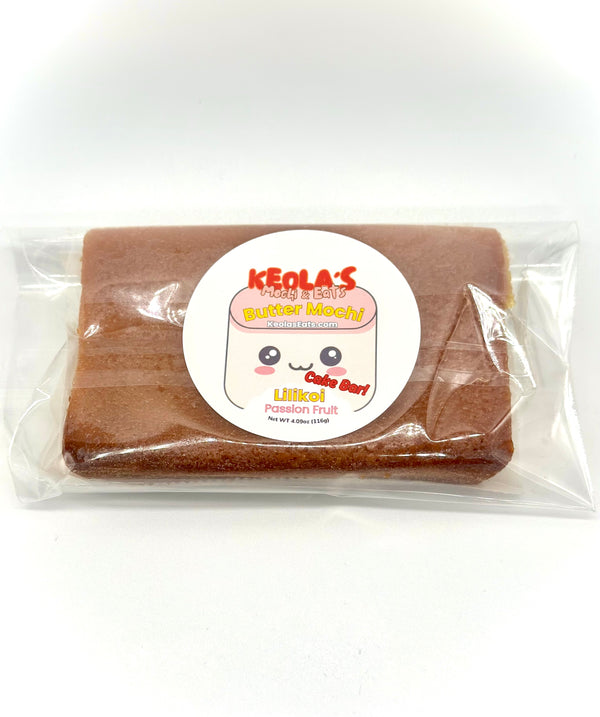 Passion Fruit (Lilikoi) Butter Mochi Cake Bars – Tangy & Chewy | Keolas Mochi and Eats