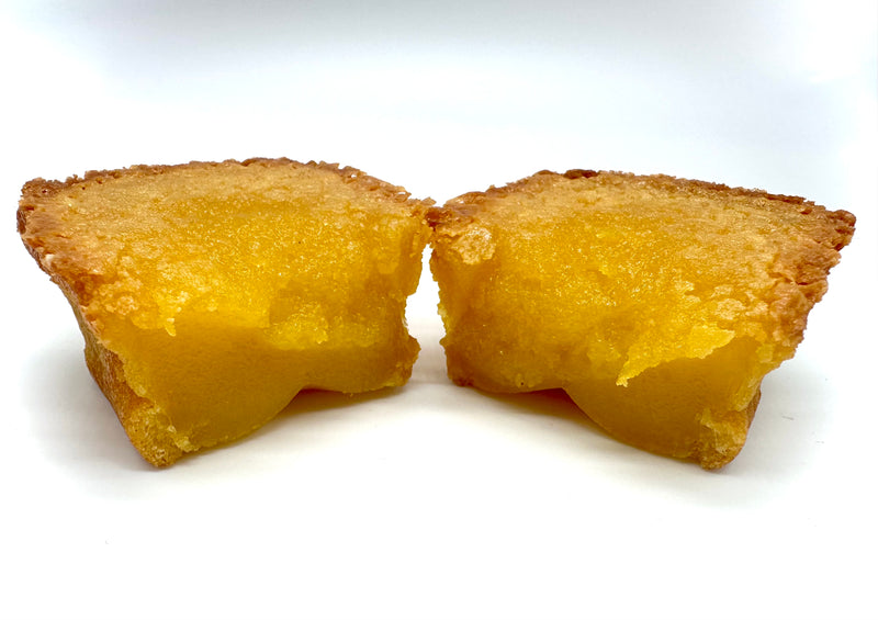 Pineapple Butter Mochi Bar Cut