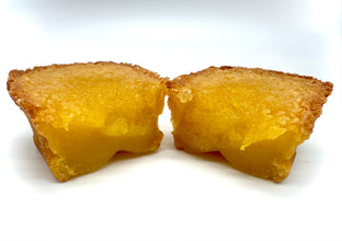 Pineapple Butter Mochi Bar Cut